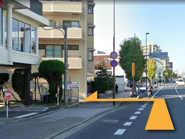 自動車でお越しの方②